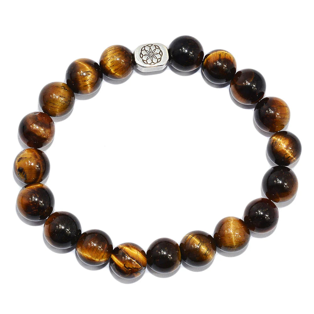 NaturaI Tiger's Eye 925 Solid Sterling Silver Spiritual bracelets