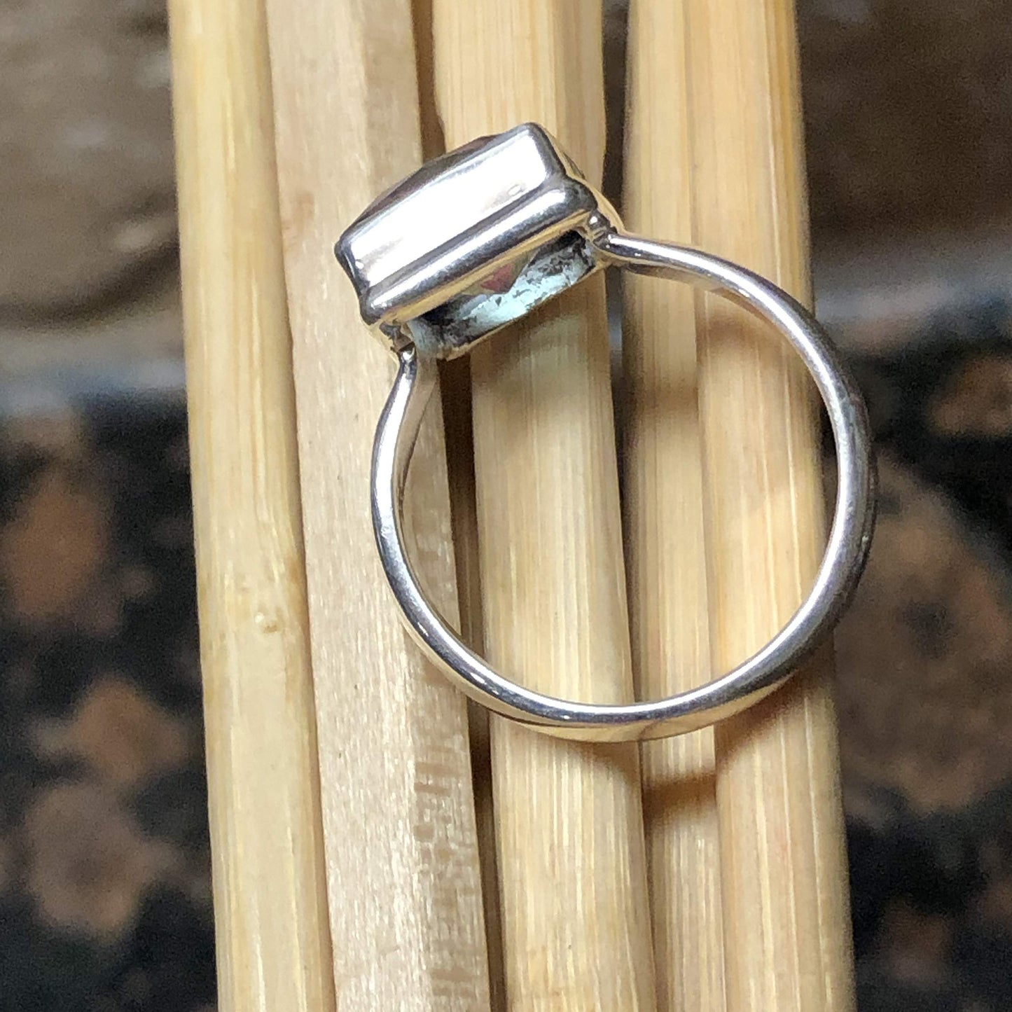 2ct Mystic Topaz 925 Solid Sterling Silver Ring Size 7, 8 - Natural Rocks by Kala