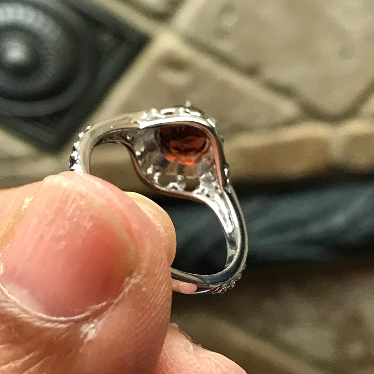 Natural 1ct Rhodolite Garnet 925 Solid Sterling Silver Engagement Ring Size 6, 7, 8, 9 - Natural Rocks by Kala