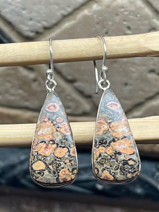 Natural Leopard Skin Jasper Earrings - Natural Rocks by Kala