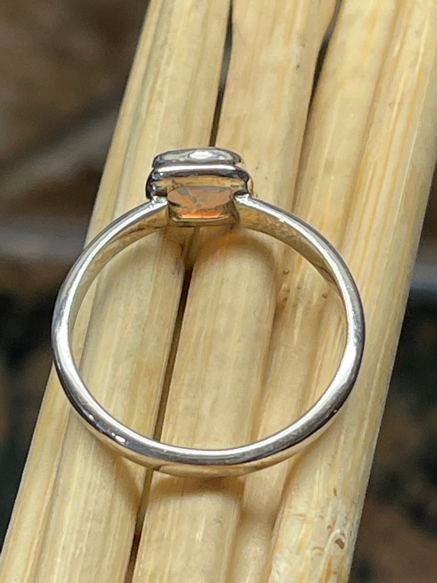 Natural Ethiopian Opal 925 Solid Sterling Silver Engagement Ring Size 7.75 - Natural Rocks by Kala