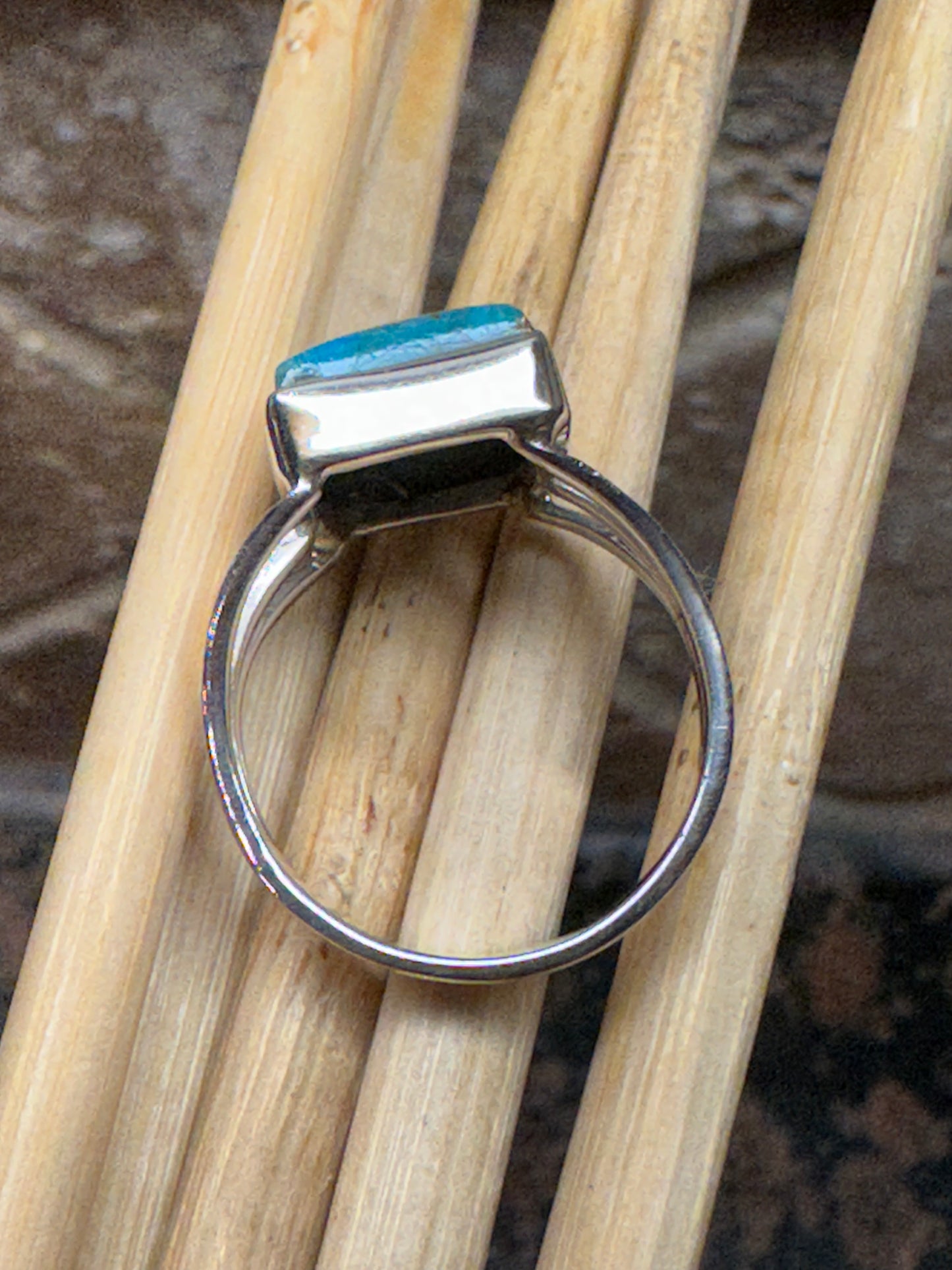 Gorgeous Spiny Oyster Arizona Turquoise 925 Solid Sterling Silver Ring Size 7 - Natural Rocks by Kala