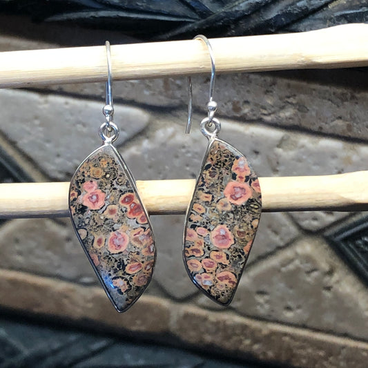 Natural Leopard Skin Jasper Earrings - Natural Rocks by Kala