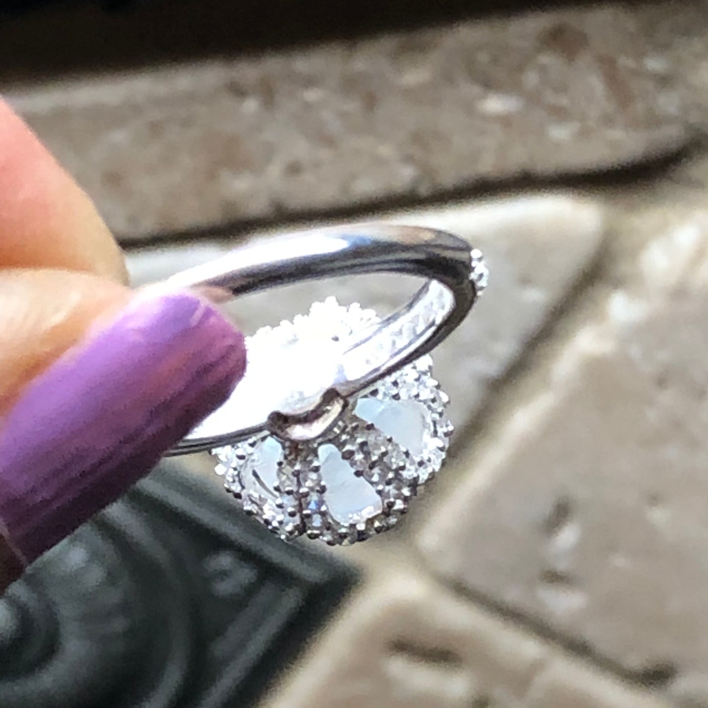 Natural Rainbow Moonstone 925 Solid Sterling Silver Engagement Ring Size 5, 6, 7, 8, 9 - Natural Rocks by Kala