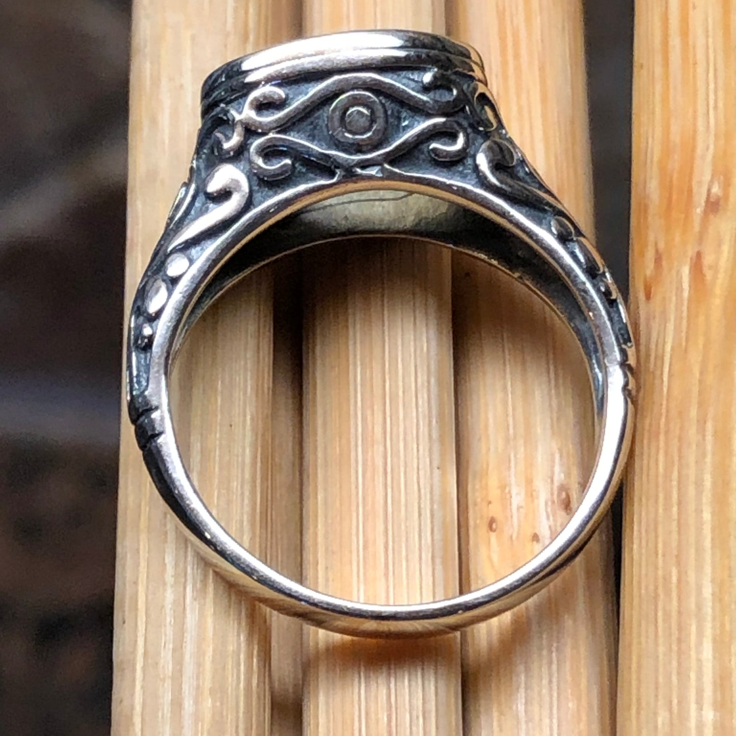 Natural 2ct Golden Citrine 925 Solid Sterling Silver Ring Size 6, 7, 8, 9, 10 - Natural Rocks by Kala