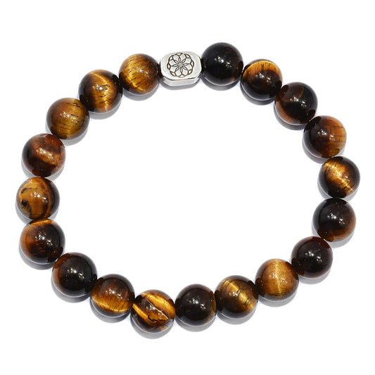 NaturaI Tiger's Eye 925 Solid Sterling Silver Spiritual bracelets