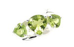 Genuine 2ct Peridot 925 Solid Sterling Silver Ring Size 6, 7, 8, 9 - Natural Rocks by Kala