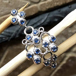 Natural 4ct Blue Sapphire 925 Solid Sterling Silver Pendant 50mm - Natural Rocks by Kala