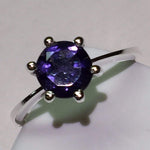 Natural 1ct Iolite Water Sapphire 925 Solid Sterling Silver Solitaire Ring 6, 7, 8, 9 - Natural Rocks by Kala