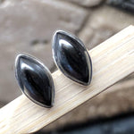 Natural Hematite 925 Solid Sterling Silver Earrings 10mm - Natural Rocks by Kala