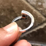 Natural Pyrope Garnet 925 Solid Sterling Silver Engagement Ring Size 6, 7, 8 - Natural Rocks by Kala