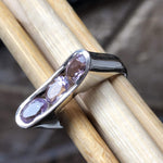 Natural Purple Amethyst 925 Solid Sterling Silver Ring Size 6, 7, 8 - Natural Rocks by Kala