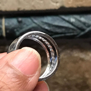 Natural Aquamarine 925 Solid Sterling Silver Men's Ring Size 9, 10, 11, 12 - Natural Rocks by Kala