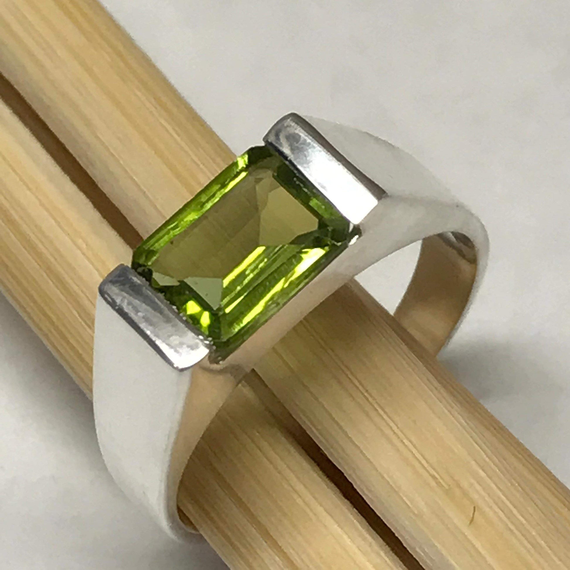 Set in Argento con Pietra Peridoto da Donna Set in Argento con Pietra Peridoto da Donna