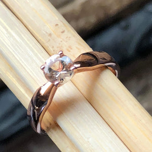 Natural Peach Morganite 14k Rose Gold Over Sterling Silver Engagement Ring Size 5, 6, 7, 8, 9 - Natural Rocks by Kala