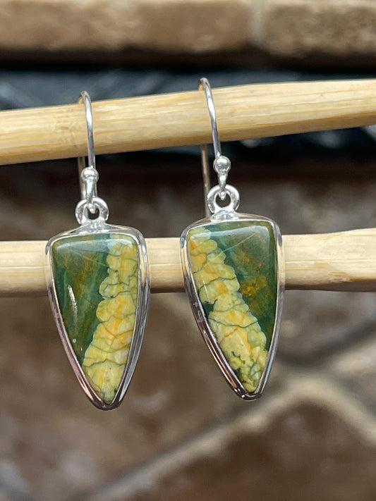 Natural Australian Rhyolite Earrings - Natural Rocks by Kala