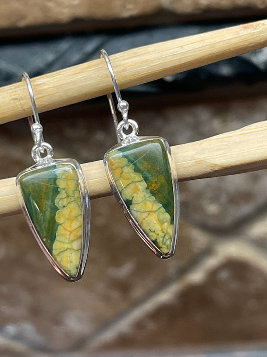Natural Australian Rhyolite Earrings - Natural Rocks by Kala