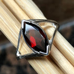 Natural 2ct Pyrope Garnet 925 Solid Sterling Silver Ring Size 6, 7, 8, 9 - Natural Rocks by Kala