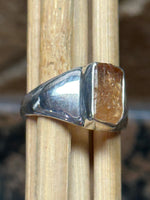 Natural Imperial topaz 925 Sterling Silver Men's Ring Size 8.25 - Natural Rocks by Kala