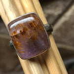 Natural Cacoxenite 925 Solid Sterling Silver Ring Size 8.75 - Natural Rocks by Kala
