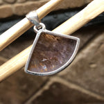Natural Cacoxenite 925 Solid Sterling Silver Pendant 27mm - Natural Rocks by Kala