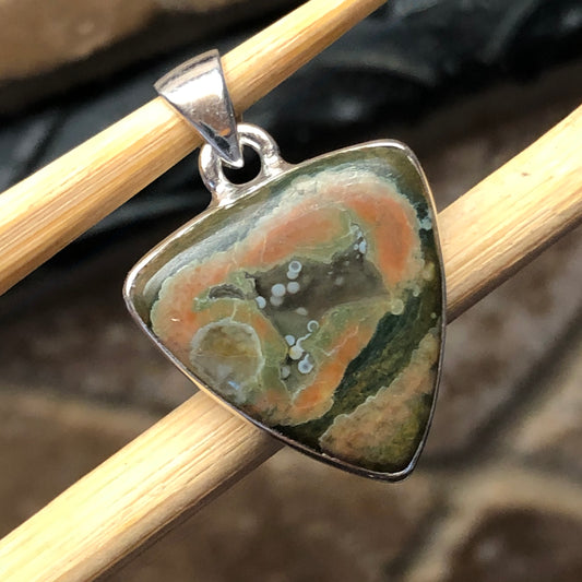 Natural Australian Rhyolite Pendant Necklace - Natural Rocks by Kala