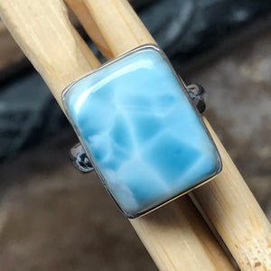 Natural Dominican Larimar Ring Size 6.5 - Natural Rocks by Kala