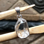 Natural Herkimer Diamond 925 Solid Sterling Silver Pendant 22mm - Natural Rocks by Kala