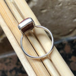 Natural Australian Mookaite Jasper 925 Solid Sterling Silver Ring Size 7.75 - Natural Rocks by Kala