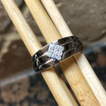 Natural Rainbow Moonstone 925 Solid Sterling Silver Men's Ring Size 8, 9, 10, 11, 12 - Natural Rocks by Kala