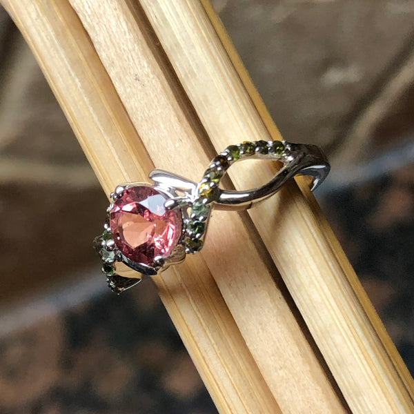 Pastille Tourmaline Solitaire Ring, Pink Glaze | Catbird Jewelry