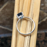 Natural Royal Blue Kyanite 925 Solid Sterling Silver Engagement Ring Size 6 - Natural Rocks by Kala