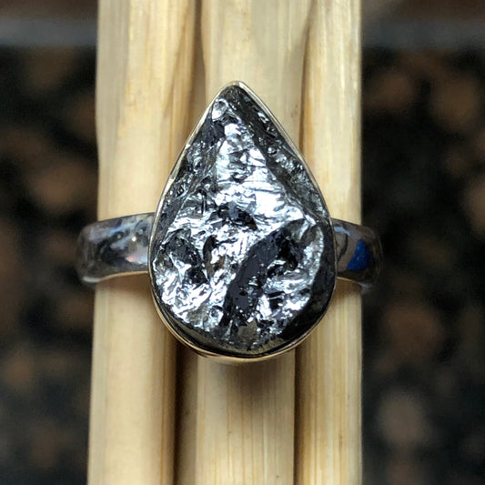 Natural Silicone 925 Solid Sterling Silver Ring Size 7 - Natural Rocks by Kala