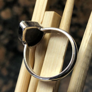Natural Silicone 925 Solid Sterling Silver Ring Size 7 - Natural Rocks by Kala