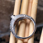 Natural 2ct Pyrope Garnet 925 Solid Sterling Silver Engagement Ring Size 6, 7, 8, 9 - Natural Rocks by Kala