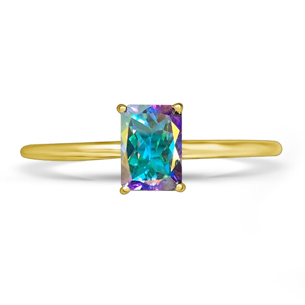 Eloise Mystic Topaz Ring – Peach and Willow